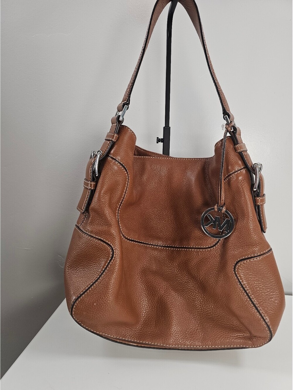 Michael Kors Brown Leather Shoulder Bag